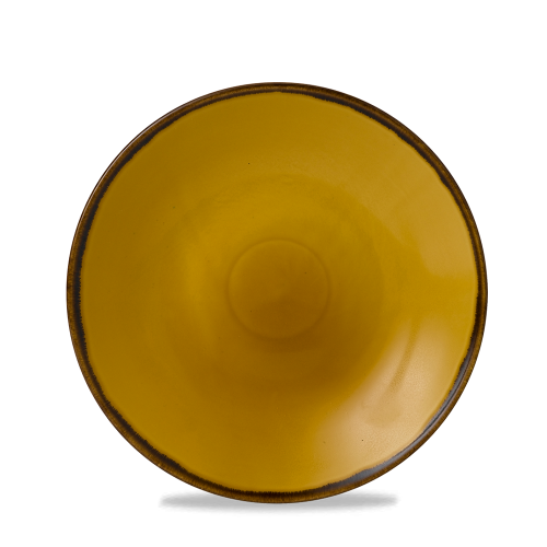 Dudson Harvest Mustard Deep Coupe Plate 11" (Pack of 12)