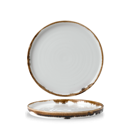 Dudson Harvest Natural Walled Plate 8.67" (Pack of 6)