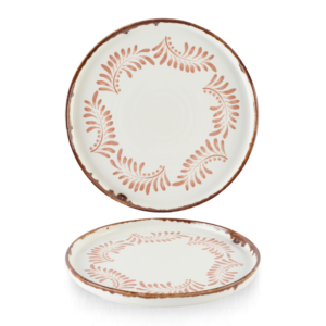 Dudson Harvest Mediterranean Terracotta  Walled Plate 10 2/8" (Pack of 6)