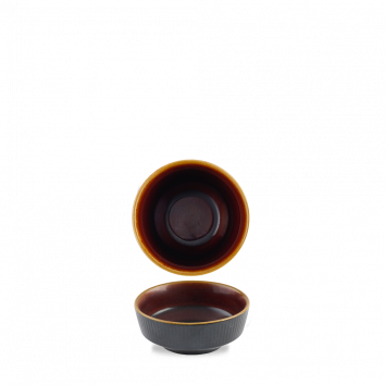 Churchill Tokyo Black  Kochi Shallow Bowl 9oz (Pack of 12)