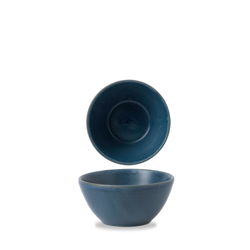 Churchill Oslo Blue Contour Snack Bowl 14.5oz (Pack of 12)