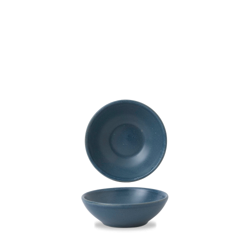 Churchill Oslo Blue Contour Shallow Bowl 6oz (Pack of 12)
