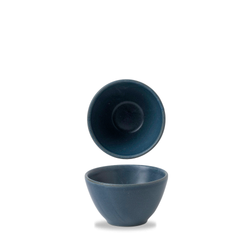 Churchill Oslo Blue Contour Deep Bowl 8oz (Pack of 12)