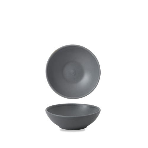 Churchill Seattle Grey Contour Shallow Bowl 6oz (Pack of 12)
