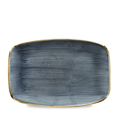 Churchill Stonecast Blueberry Oblong Chefs Plate 12 X 7 4/5" (Pack of 6)