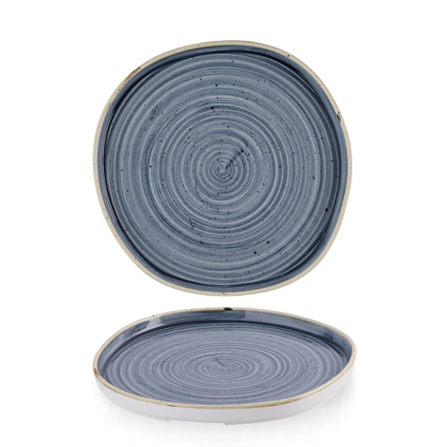 Churchill Stonecast Blueberry Organic Walled Plate 10 1/2" (Pack of 6)