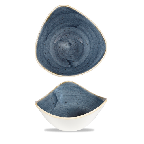 Churchill Stonecast Blueberry Lotus Bowl 7" (Pack of 12)