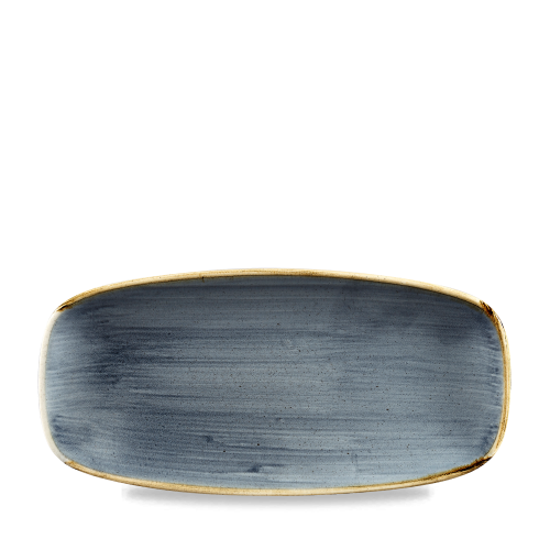 Churchill Stonecast Blueberry Chefs Oblong Plate 10.6"x5" (Pack of 12)