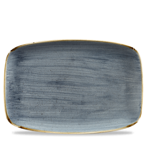 Churchill Stonecast Blueberry Oblong Chefs Plate 13 1/2" X 9 1/4" (Pack of 6)