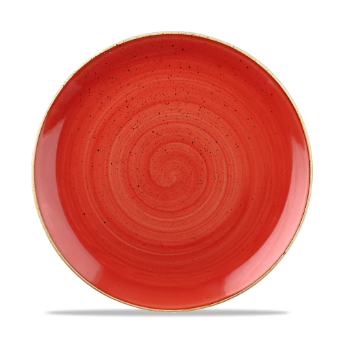 Churchill Stonecast Berry Red Evolve Coupe Plate 10.25" (Pack of 12)