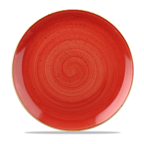 Churchill Stonecast Berry Red Evolve Coupe Plate 11.25" (Pack of 12)