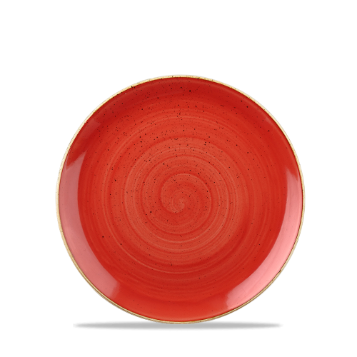 Churchill Stonecast Berry Red Evolve Coupe Plate 6.5" (Pack of 12)