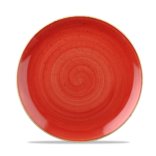 Churchill Stonecast Berry Red Evolve Coupe Plate 8.67" (Pack of 12)