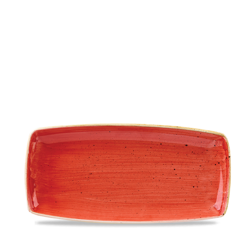 Churchill Stonecast Berry Red Oblong Plate 29.5cm (Pack of 12)