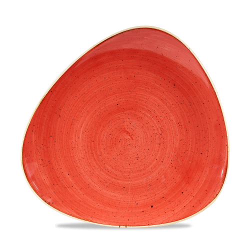 Churchill Stonecast Berry Red Lotus Plate 10" (Pack of 12)