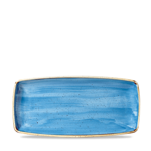 Churchill Stonecast Cornflower Blue Oblong Plate 29.5cm (Pack of 12)