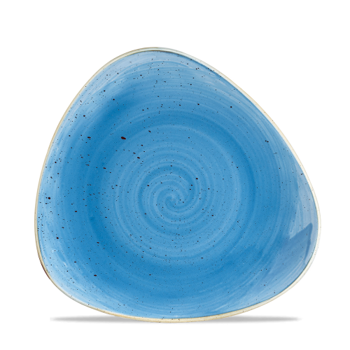 Churchill Stonecast Cornflower Blue Triangle Plate 19.2cm (Pack of 12)
