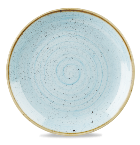Churchill Stonecast Duck Egg Coupe Evolve Plate (Pack of 6)