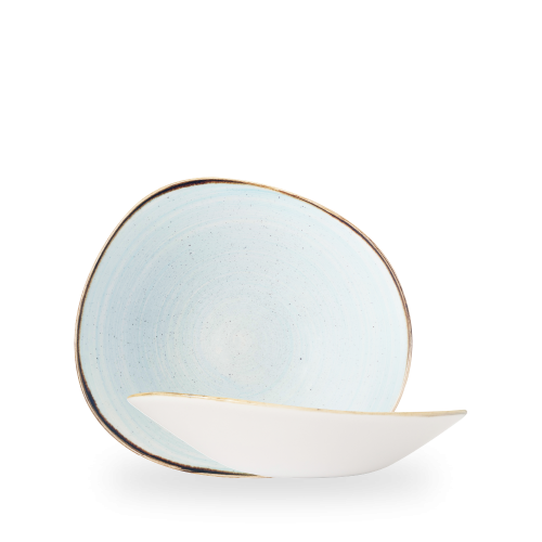 Churchill Stonecast Duck Egg Opal Organic Bowl 25cm (Pack of 12)