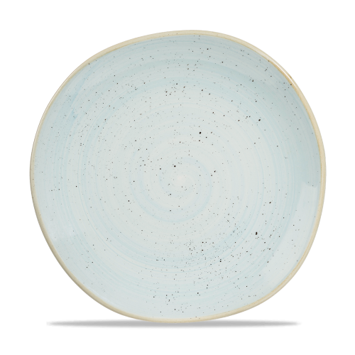 Churchill Stonecast Duck Egg Round Trace Plate 10 3/8" (Pack of 12)
