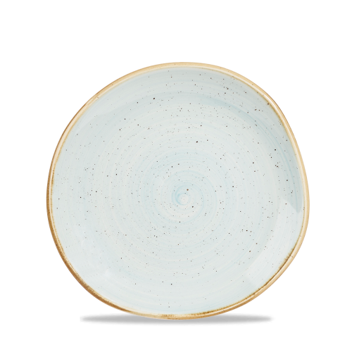 Churchill Stonecast Duck Egg Round Trace Plate 7 1/4" (Pack of 12)