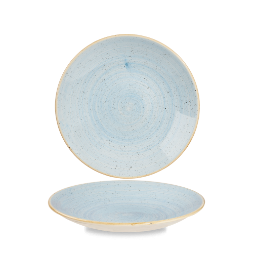 Churchill Stonecast Duck Egg Deep Coupe Plate 8 2/3" (Pack of 12)