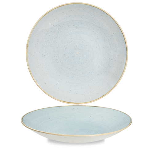 Churchill Stonecast Duck Egg Deep Coupe Plate 11" (Pack of 12)
