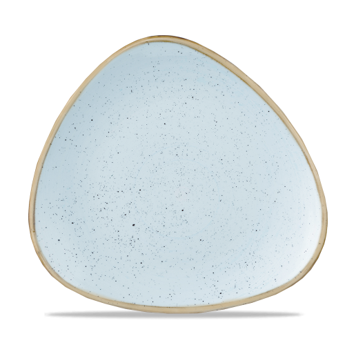 Churchill Stonecast Duck Egg Lotus Plate (Pack of 12)