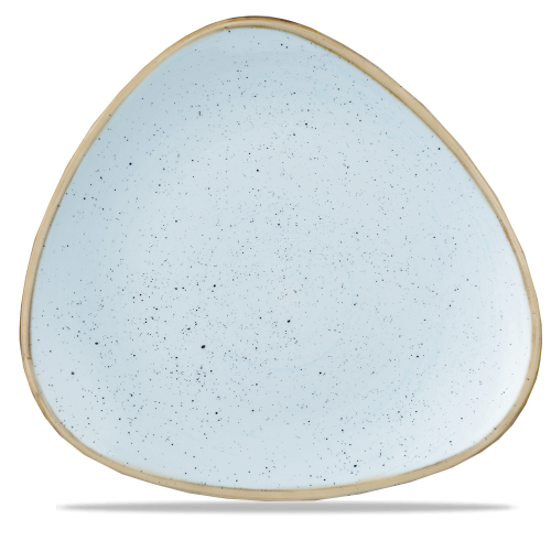 Churchill Stonecast Duck Egg Lotus Plate (Pack of 6)