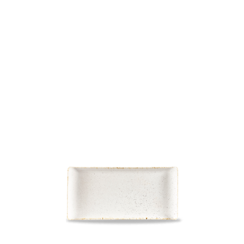 Churchill Stonecast Hints Barley White Rectangle Buffet Tray 12" (Pack of 6)