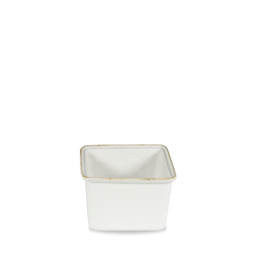 Churchill Stonecast Hints Barley White Small Casserole Dish 7x6 1/2x4 1/2" (Pack of 4)