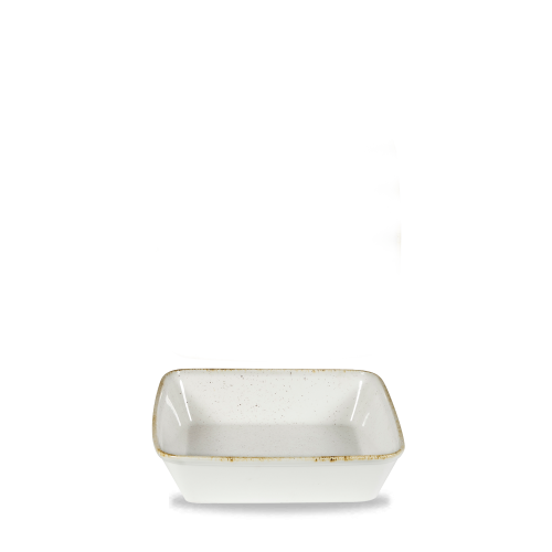 Churchill Stonecast Hints Barley White Square Baking Dish 10x10x2 1/2" (Pack of 6)