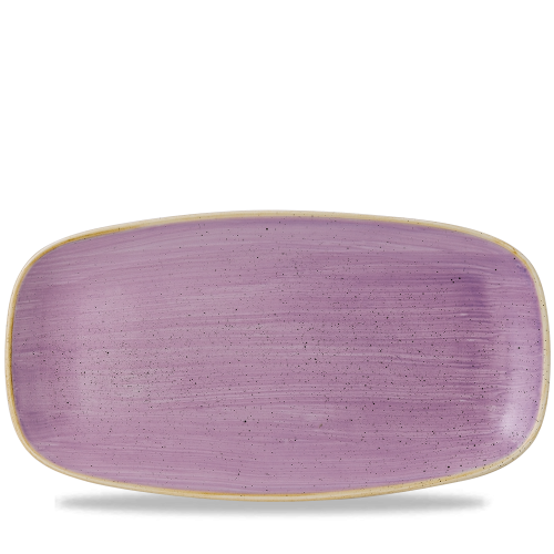 Churchill Stonecast Lavender Chefs Oblong Plate 13 7/8x7 3/8" (Pack of 6)