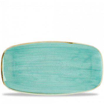 Churchill Stonecast Mint  Chefs Oblong Plate 13 7/8X7 3/8" (Pack of 6)