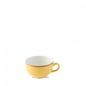 Churchill Stonecast Mustard  Cappuccino Cup 8oz (Pack of 12)