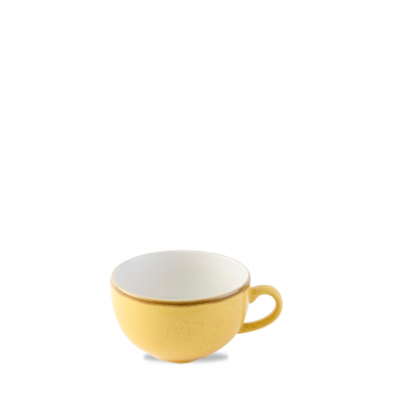 Churchill Stonecast Mustard  Cappuccino Cup 12oz (Pack of 12)