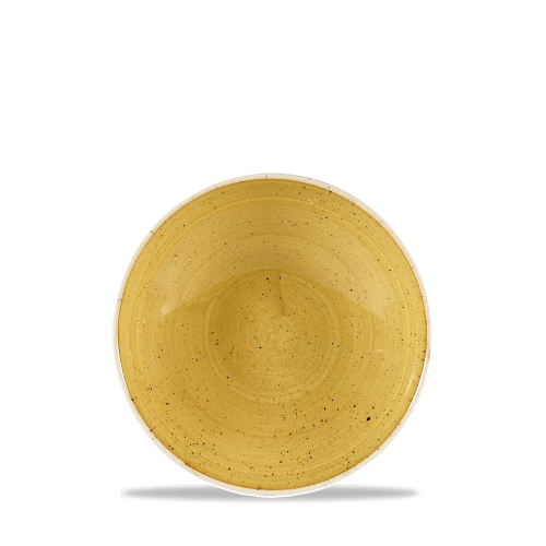 Churchill Stonecast Mustard Evolve Coupe Bowl 7.25" (Pack of 12)