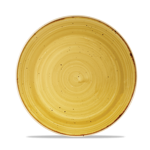 Churchill Stonecast Mustard Evolve Coupe Plate 21.7cm (Pack of 12)