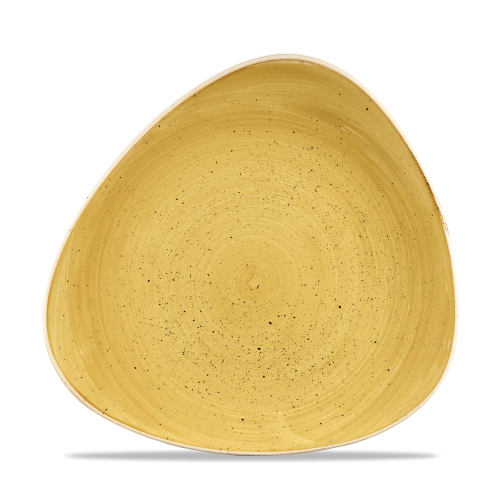 Churchill Stonecast Mustard Lotus Plate 10 1/2" (Pack of 12)