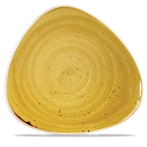 Churchill Stonecast Mustard Lotus Plate 31.1cm (Pack of 6)