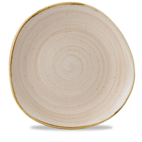 Churchill Stonecast Nutmeg Cream Round Trace Plate 28.6cm (Pack of 12)