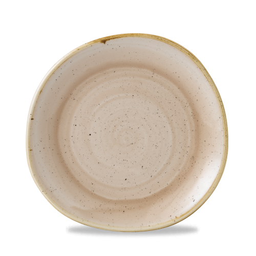 Churchill Stonecast Nutmeg Cream Round Trace Plate 21cm (Pack of 12)