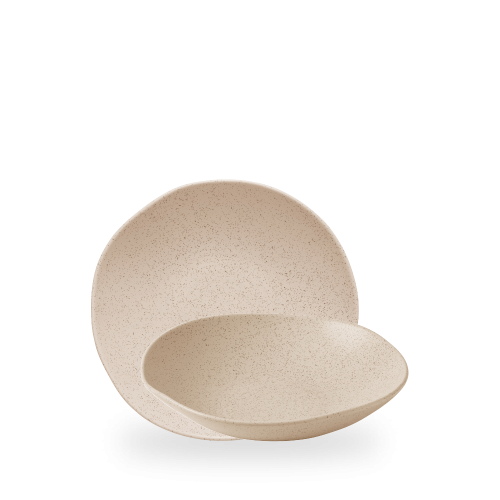 Churchill Stonecast Nutmeg Cream Natural Organic Coupe Bowl 8 5/8" (Pack of 6)