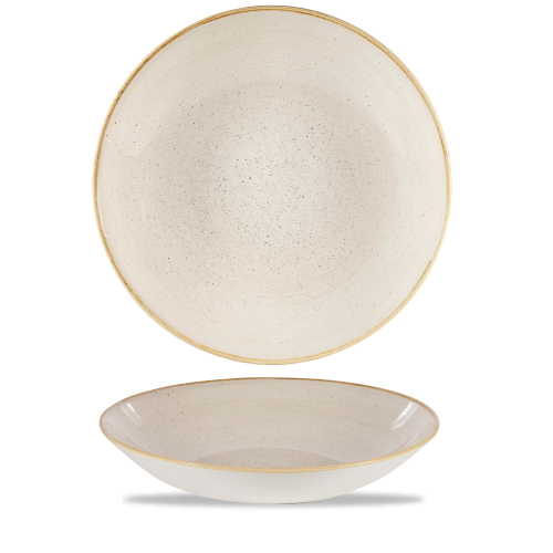 Churchill Stonecast Nutmeg Cream Coupe Large Bowl 12" (Pack of 6)
