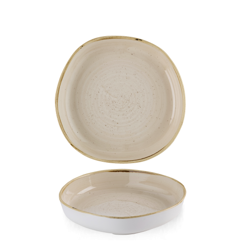 Churchill Stonecast Nutmeg Cream Organic Walled Bowl 9 1/4" (Pack of 6)