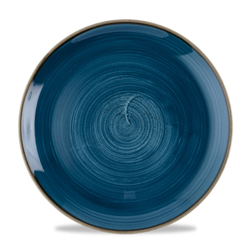 Churchill Stonecast Java Blue Evolve Coupe Plate 11.25" (Pack of 12)