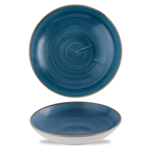 Churchill Stonecast Java Blue Evolve Coupe Bowl 9.75" (Pack of 12)