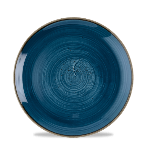 Churchill Stonecast Java Blue Evolve Coupe Plate 8.67" (Pack of 12)