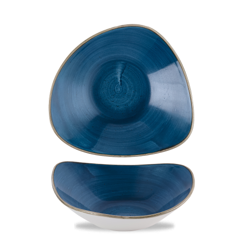 Churchill Stonecast Java Blue Lotus Bowl 9" (Pack of 12)