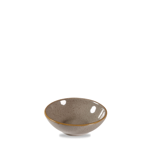 Churchill Stonecast Grey Shallow Bowl 6oz (Pack of 12)